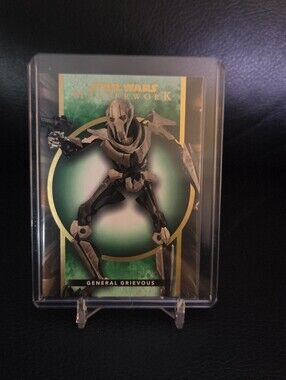 Topps Star Wars Masterwork General Grievous Green Parallel #11/99 Card